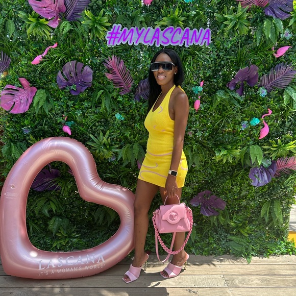 Yellow Bodycon Mini Dress | Miami / Vacation / Summer Party Look - Picture 15 of 16